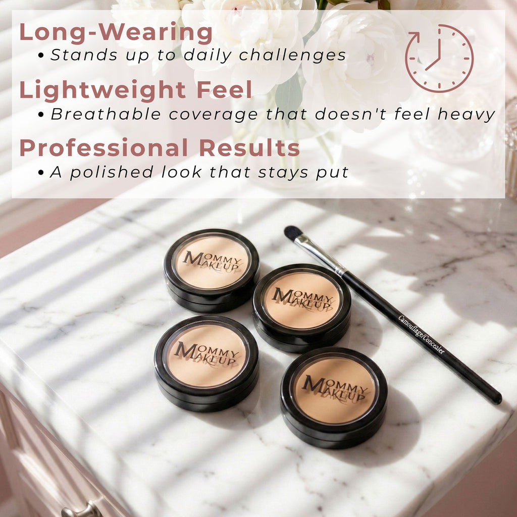 Mom's you've got to try this amazing all in one. For those mornings or moments the little ones have kept you up all night, or just want to feel better. Mommy's Little Helper Concealer, Eyeshadow Base & Face Cover Up - Sleeping Beauty (Light/Medium)