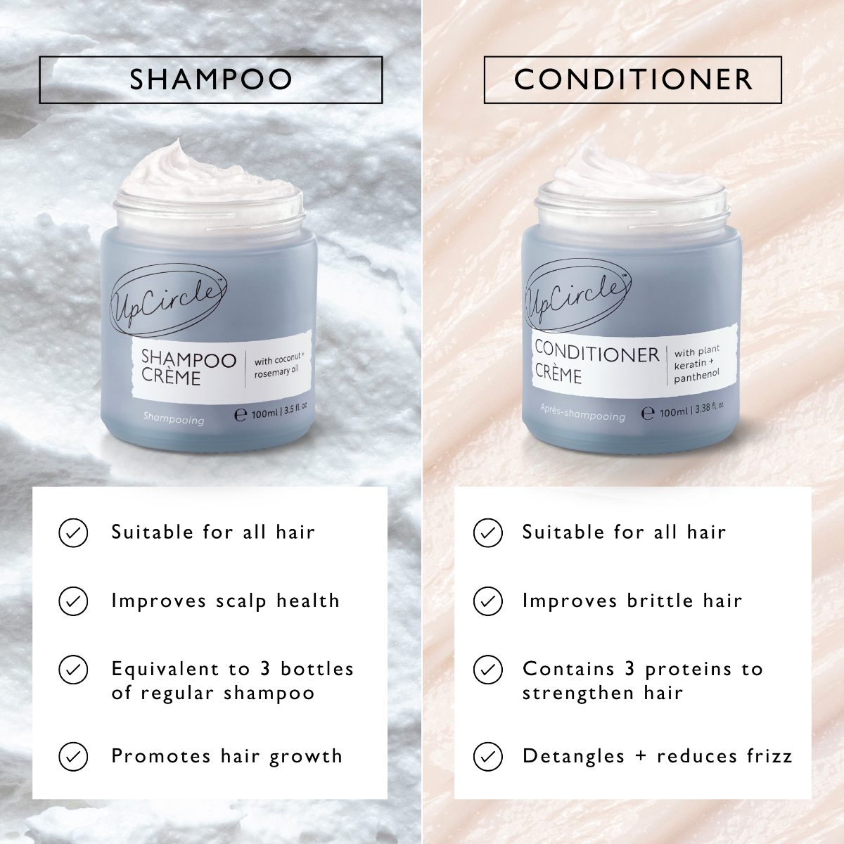 Shampoo + Conditioner Haircare Duo